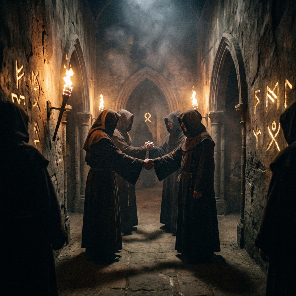 Secret brotherhood ritual